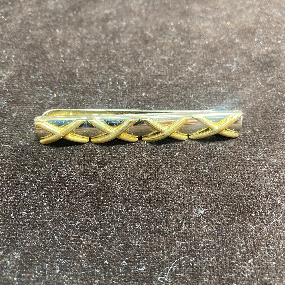 Tiffany&CO Men’s Solid White and Yellow Gold Money Clip